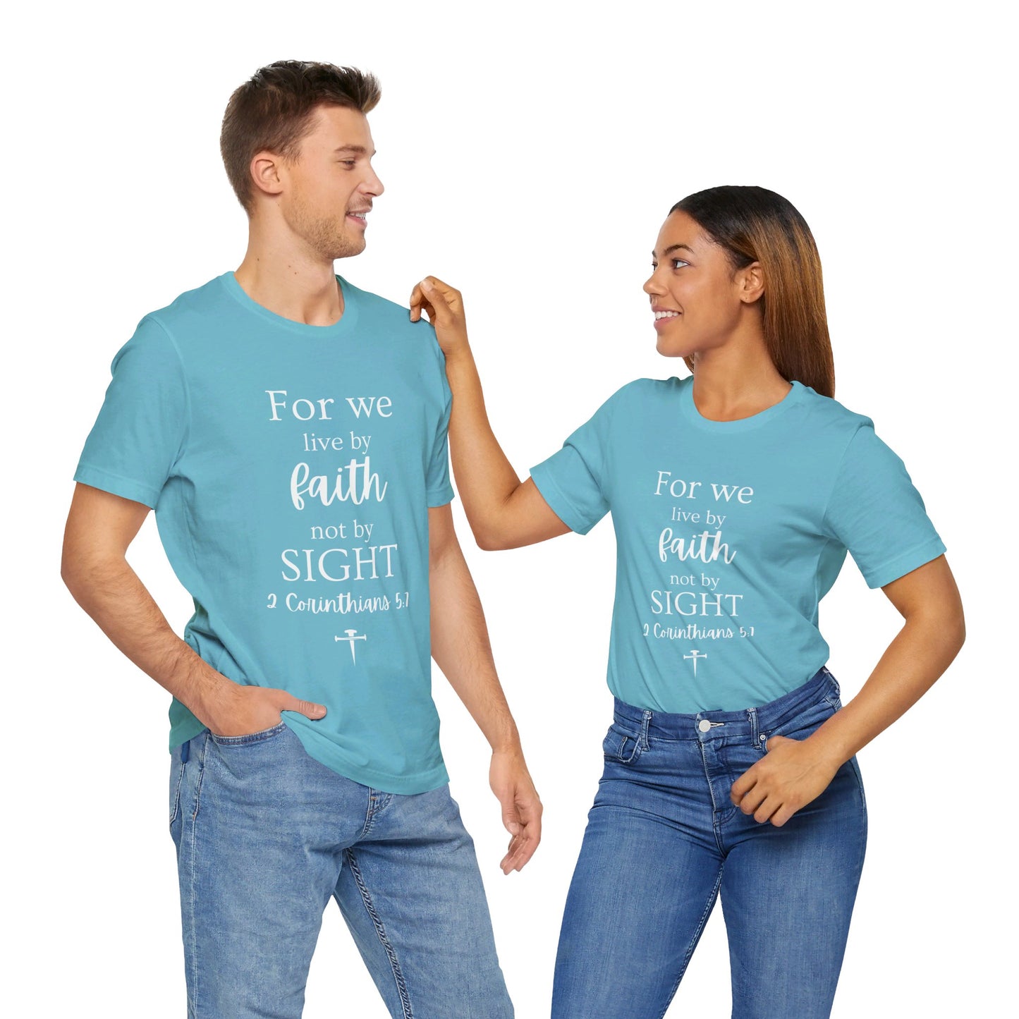 Live By Faith Unisex Christian T-Shirt