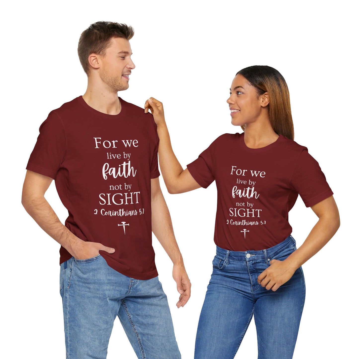 Live By Faith Unisex Christian T-Shirt