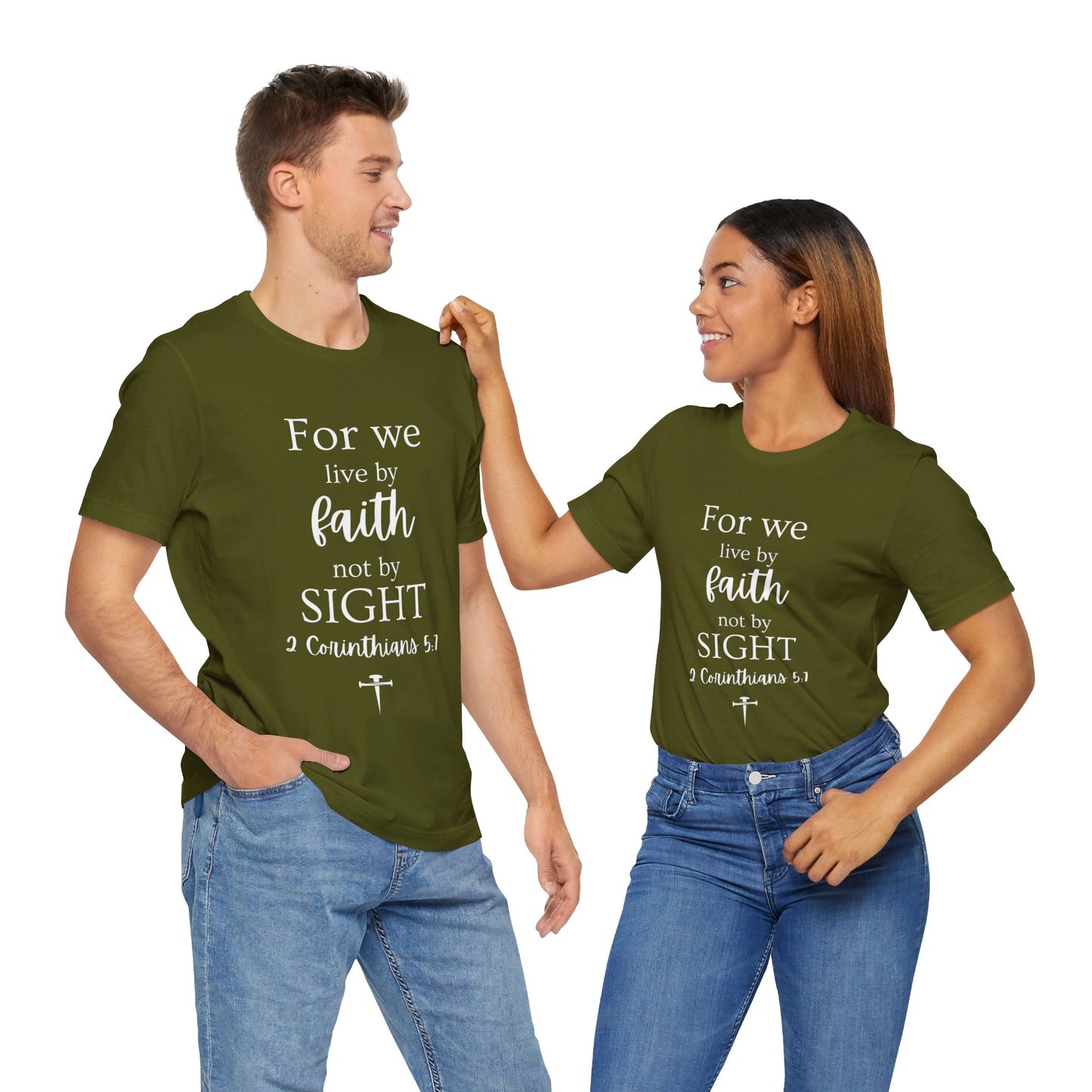 Live By Faith Unisex Christian T-Shirt