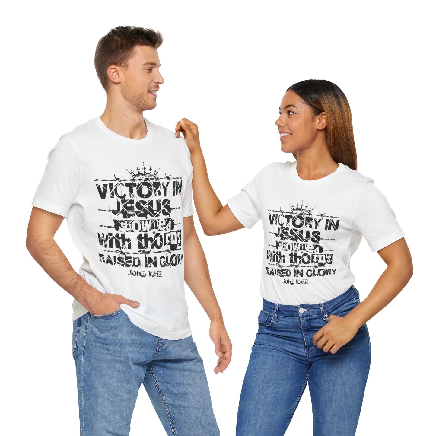 Victory in Jesus Unisex Christian T-Shirt