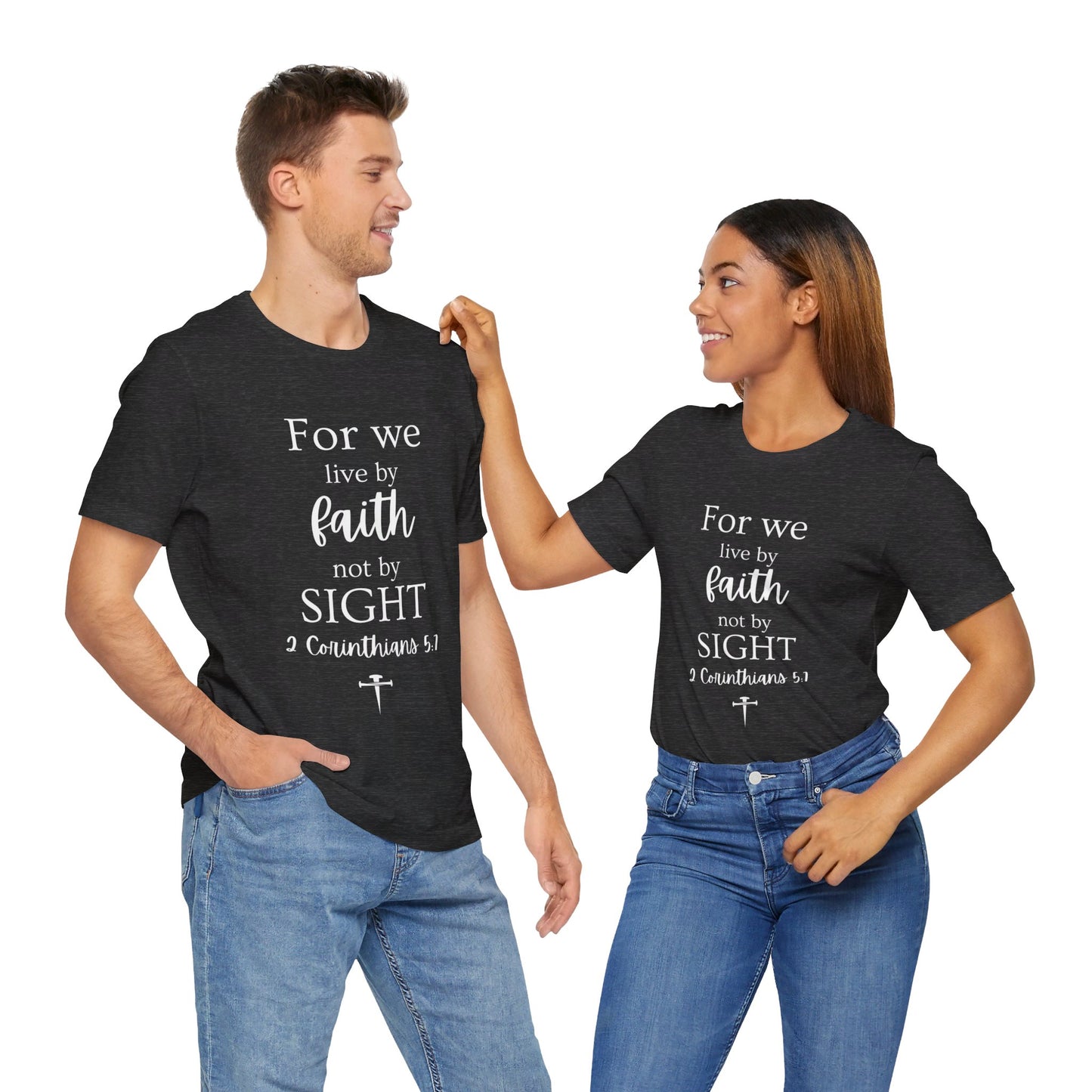 Live By Faith Unisex Christian T-Shirt