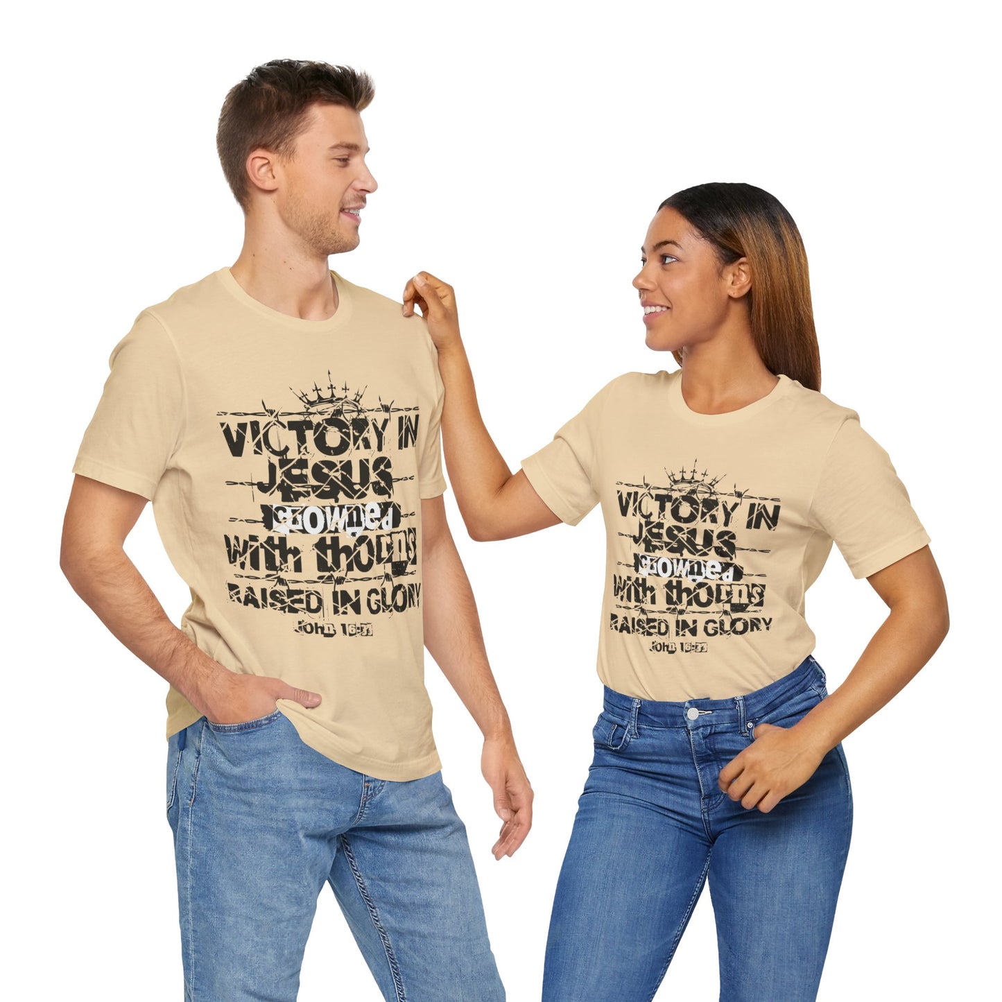 Victory in Jesus Unisex Christian T-Shirt