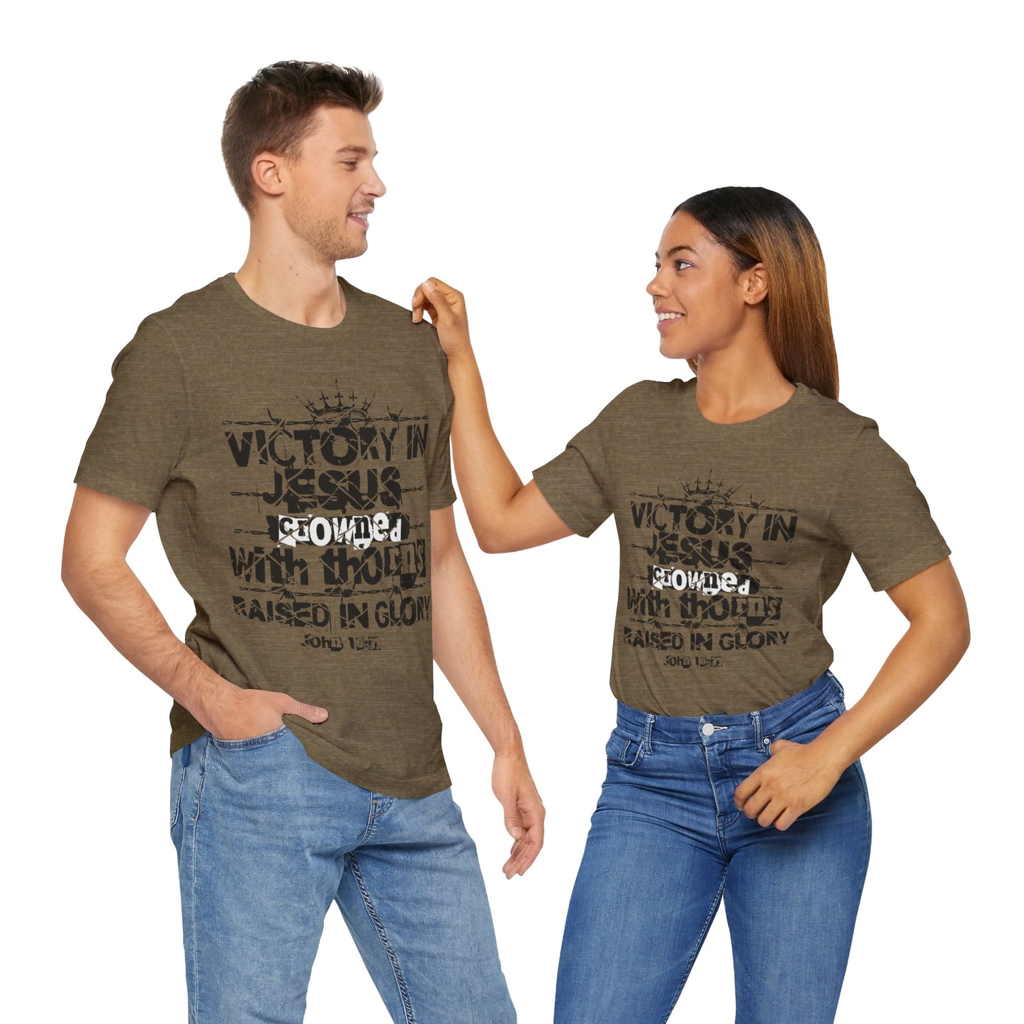 Victory in Jesus Unisex Christian T-Shirt