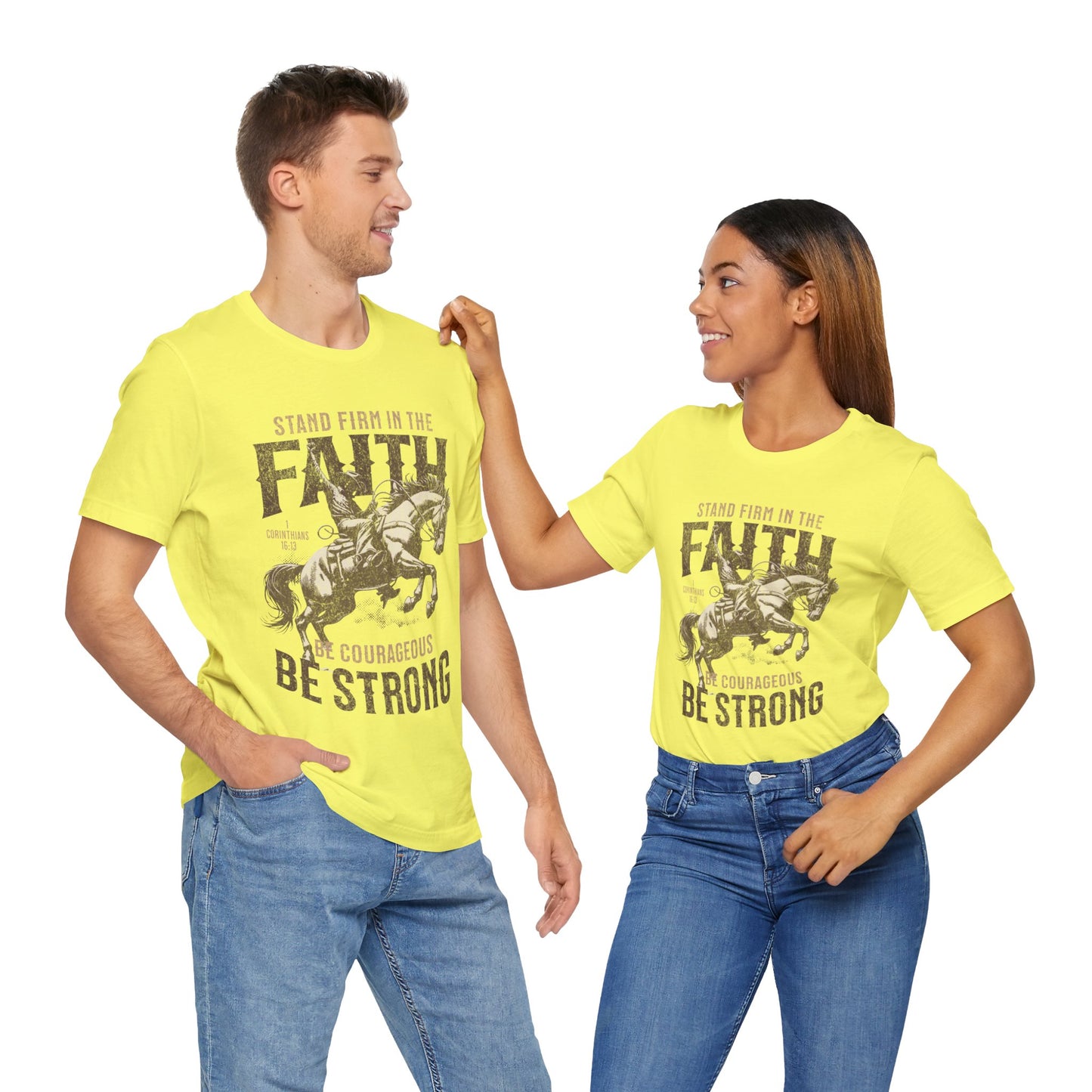 Stand Strong in Faith Unisex Christian T-Shirt - Heavenly Creations