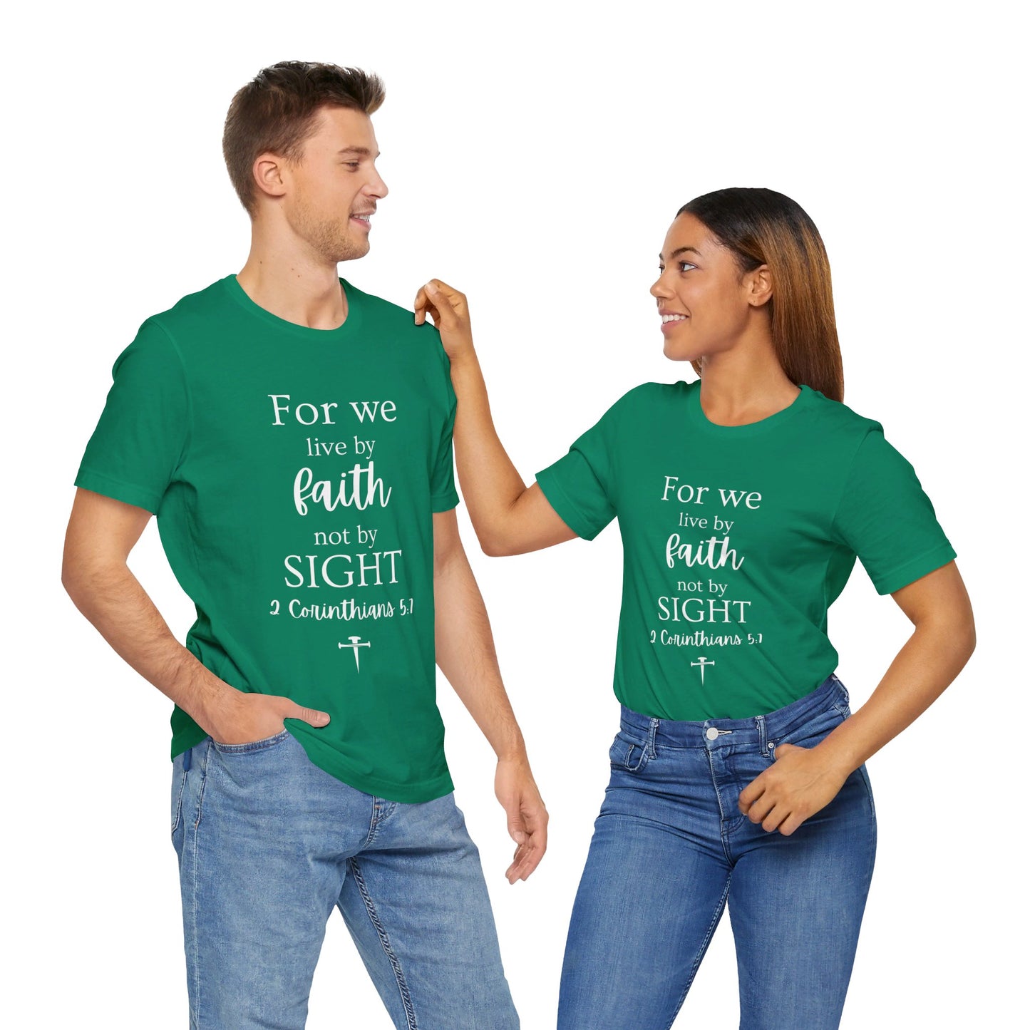 Live By Faith Unisex Christian T-Shirt