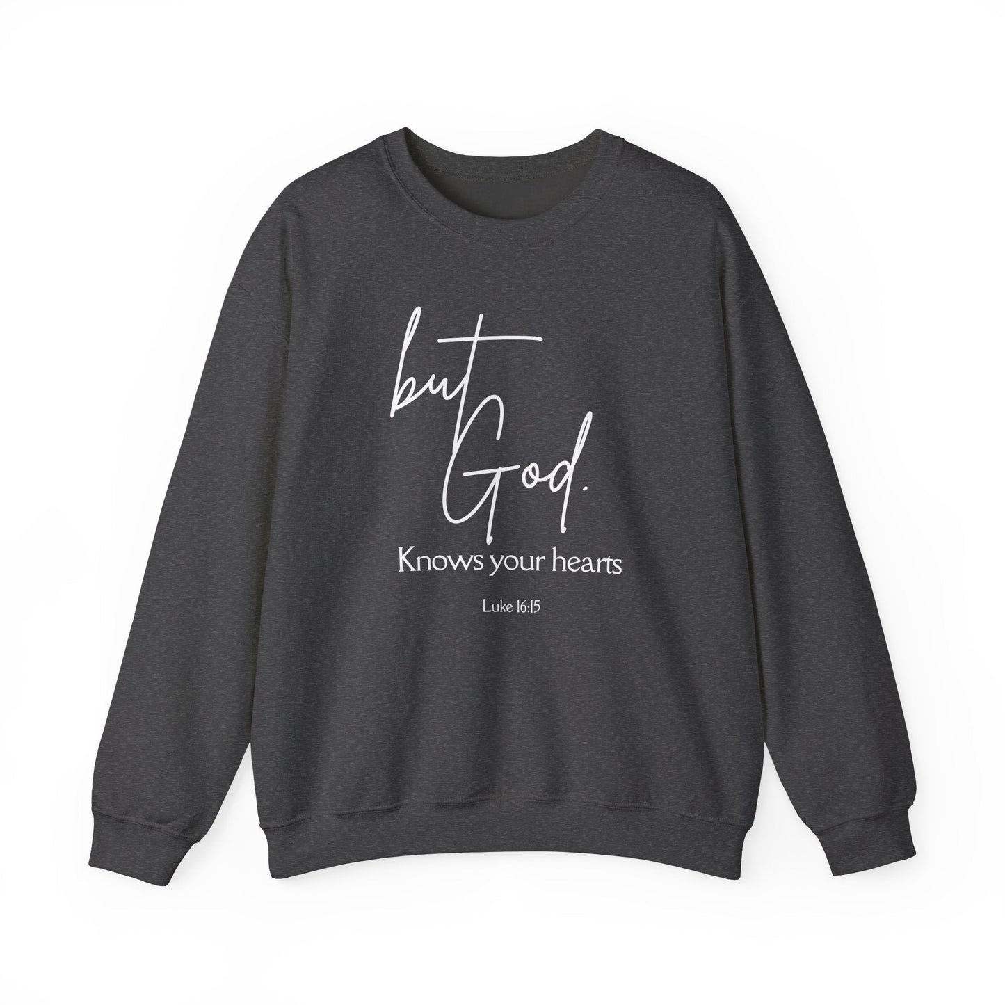 But God Unisex Heavy Blend Crewneck Sweatshirt - Heavenly Creation Shop