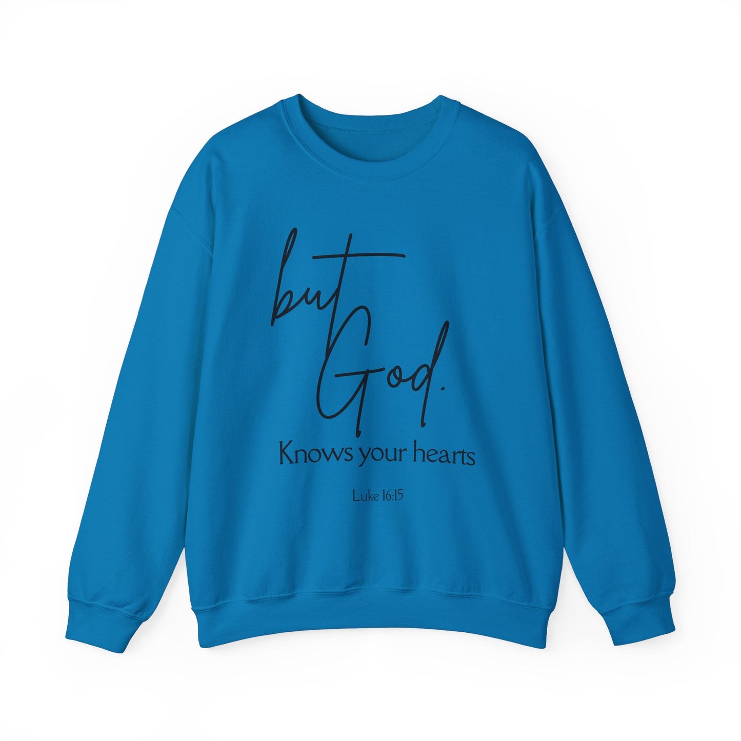 But God Unisex Heavy Blend Crewneck Sweatshirt - Heavenly Creation Shop