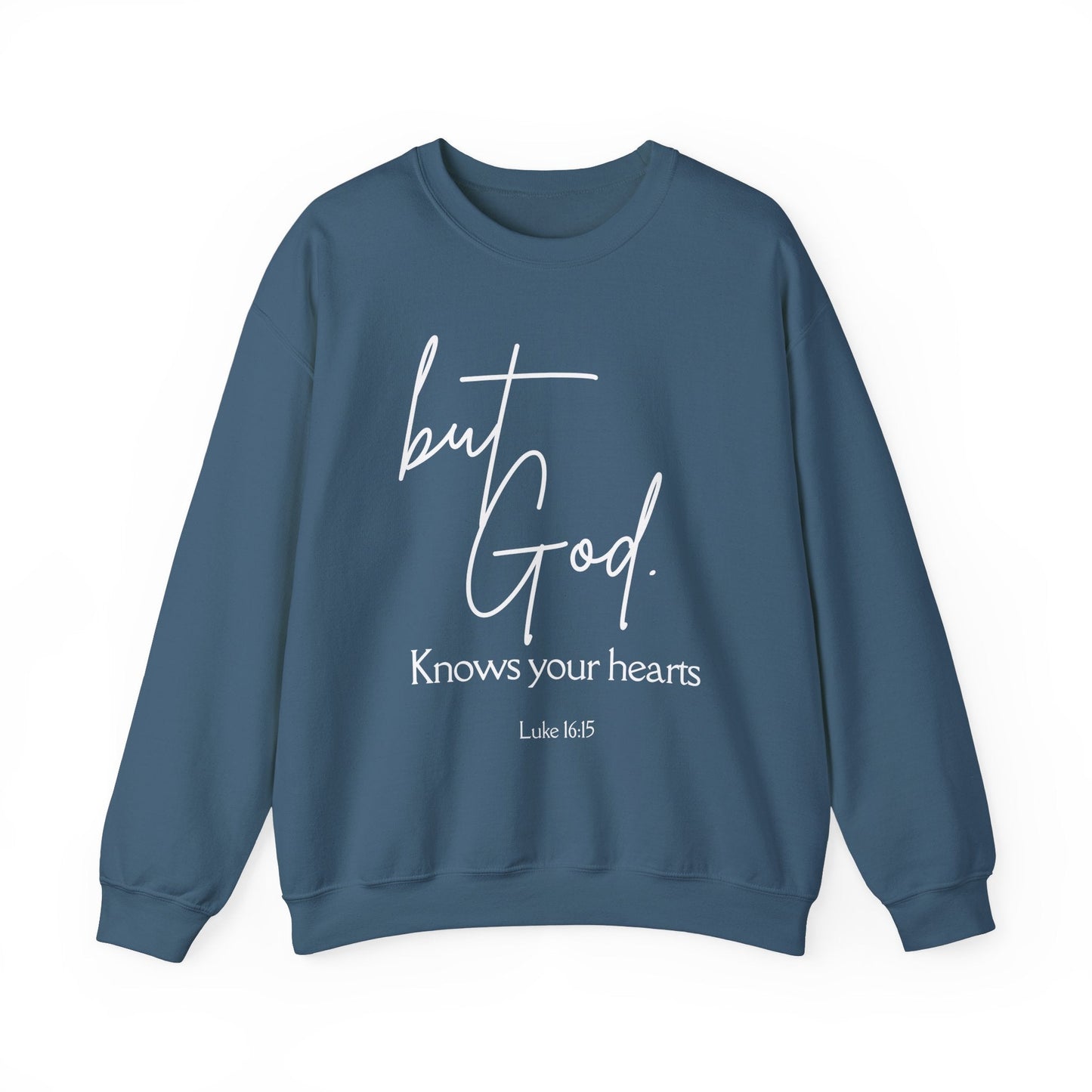 But God Unisex Heavy Blend Crewneck Sweatshirt - Heavenly Creation Shop