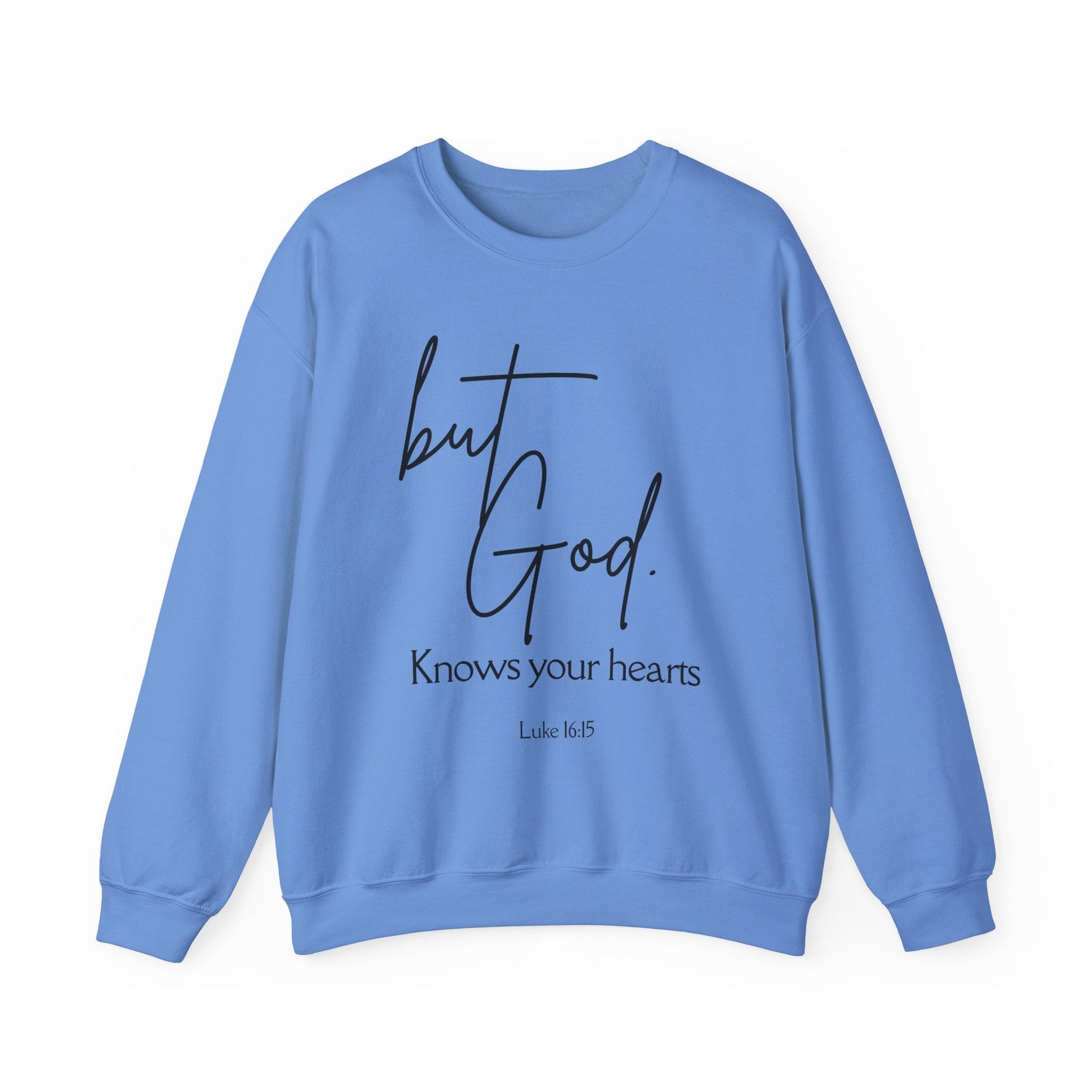 But God Unisex Heavy Blend Crewneck Sweatshirt - Heavenly Creation Shop