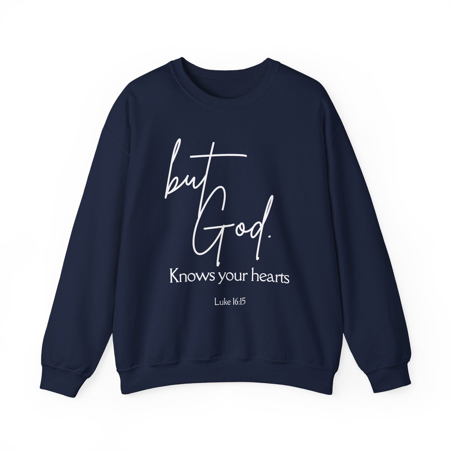 But God Unisex Heavy Blend Crewneck Sweatshirt - Heavenly Creation Shop