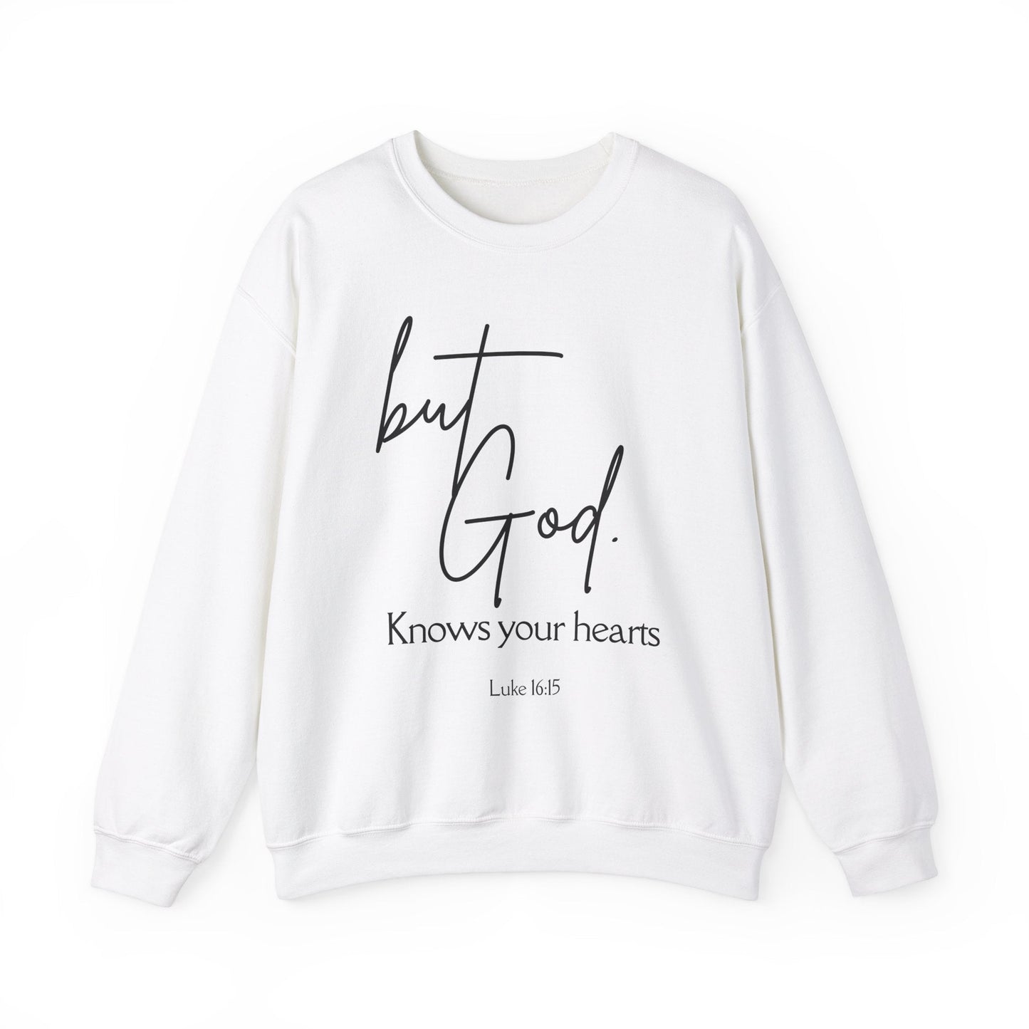 But God Unisex Heavy Blend Crewneck Sweatshirt - Heavenly Creation Shop