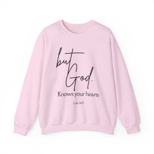 But God Unisex Heavy Blend Crewneck Sweatshirt - Heavenly Creation Shop