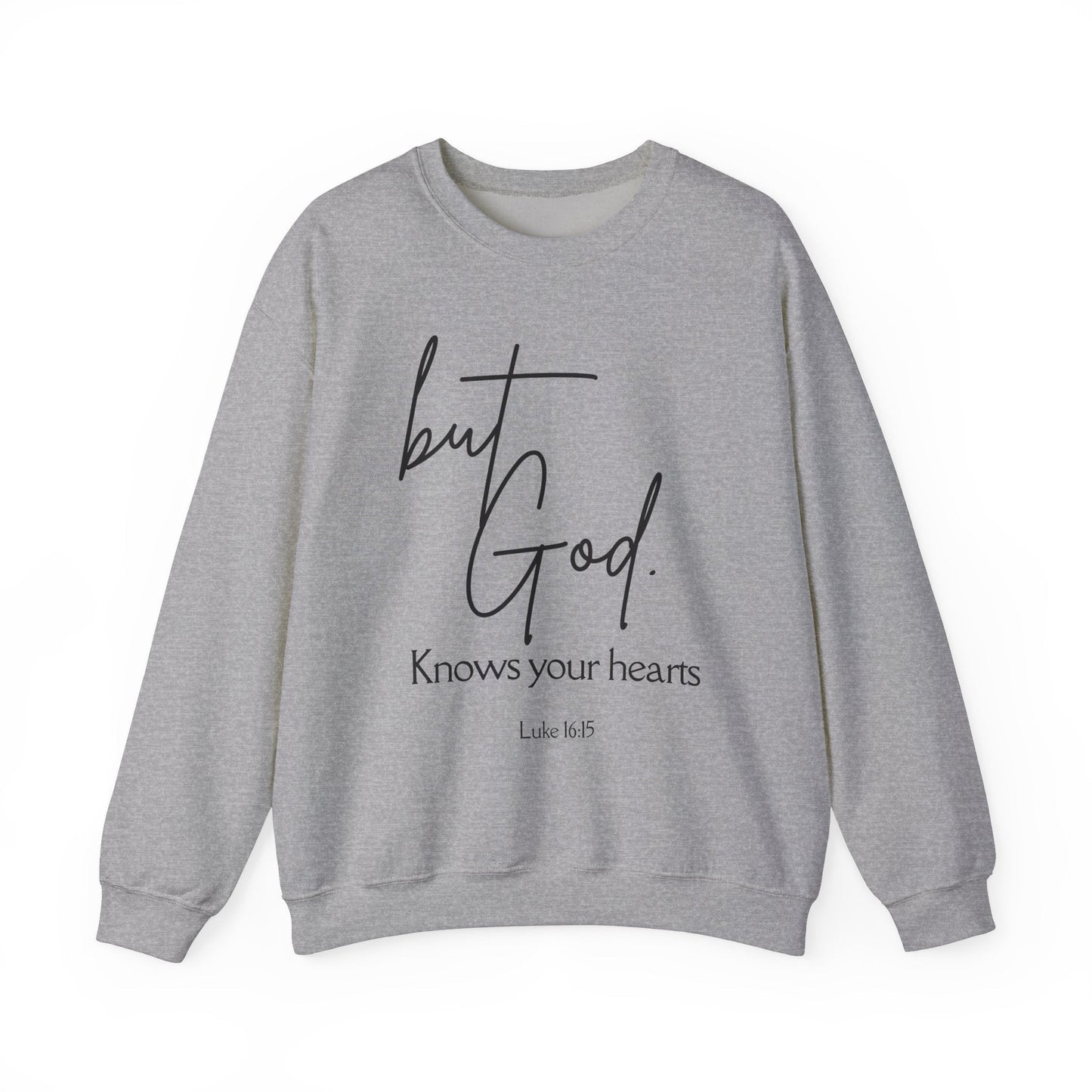 But God Unisex Heavy Blend Crewneck Sweatshirt - Heavenly Creation Shop