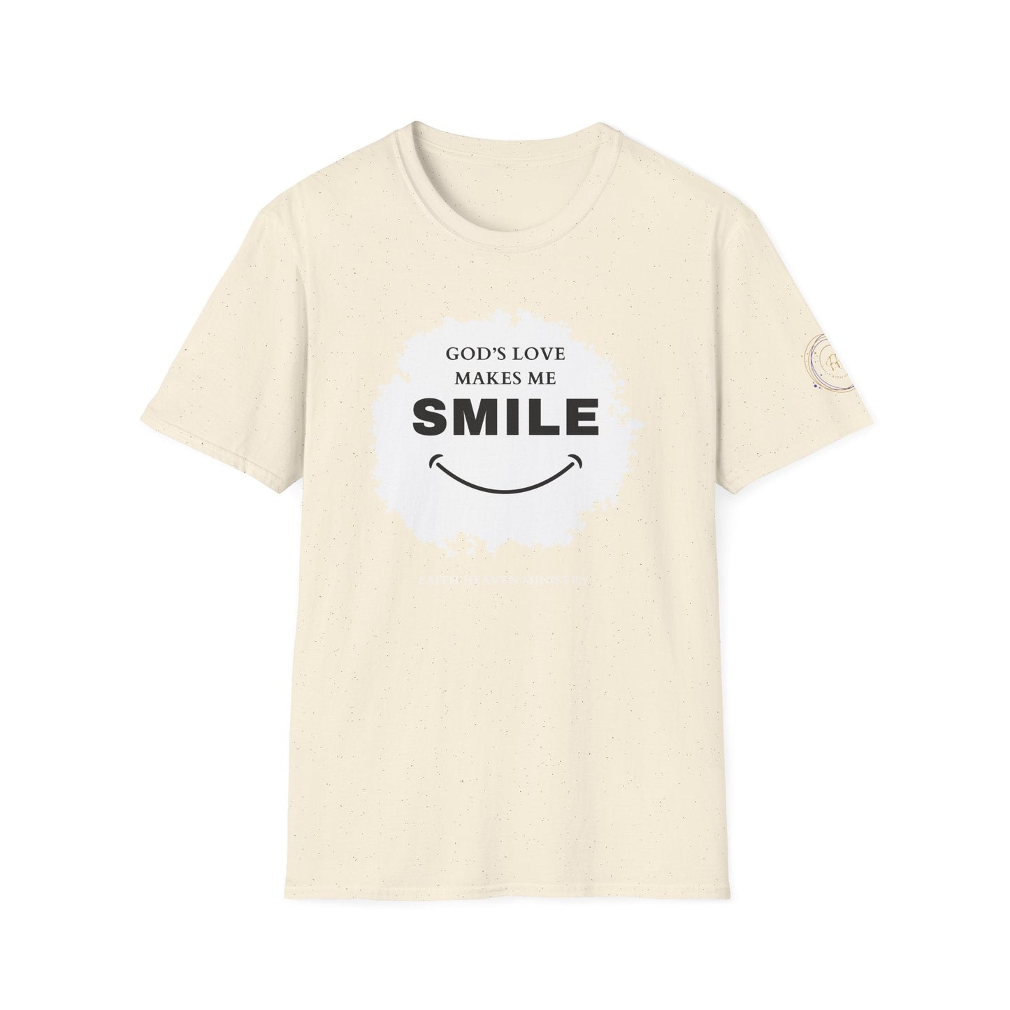 Faith Haven Ministry - God's Love Make Me Smile T-Shirt - Heavenly Creation Shop