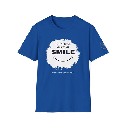 Faith Haven Ministry - God's Love Make Me Smile T-Shirt - Heavenly Creation Shop