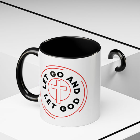 Faith Haven Ministry - Let Go and Let God Mug - Heavenly Creation Shop