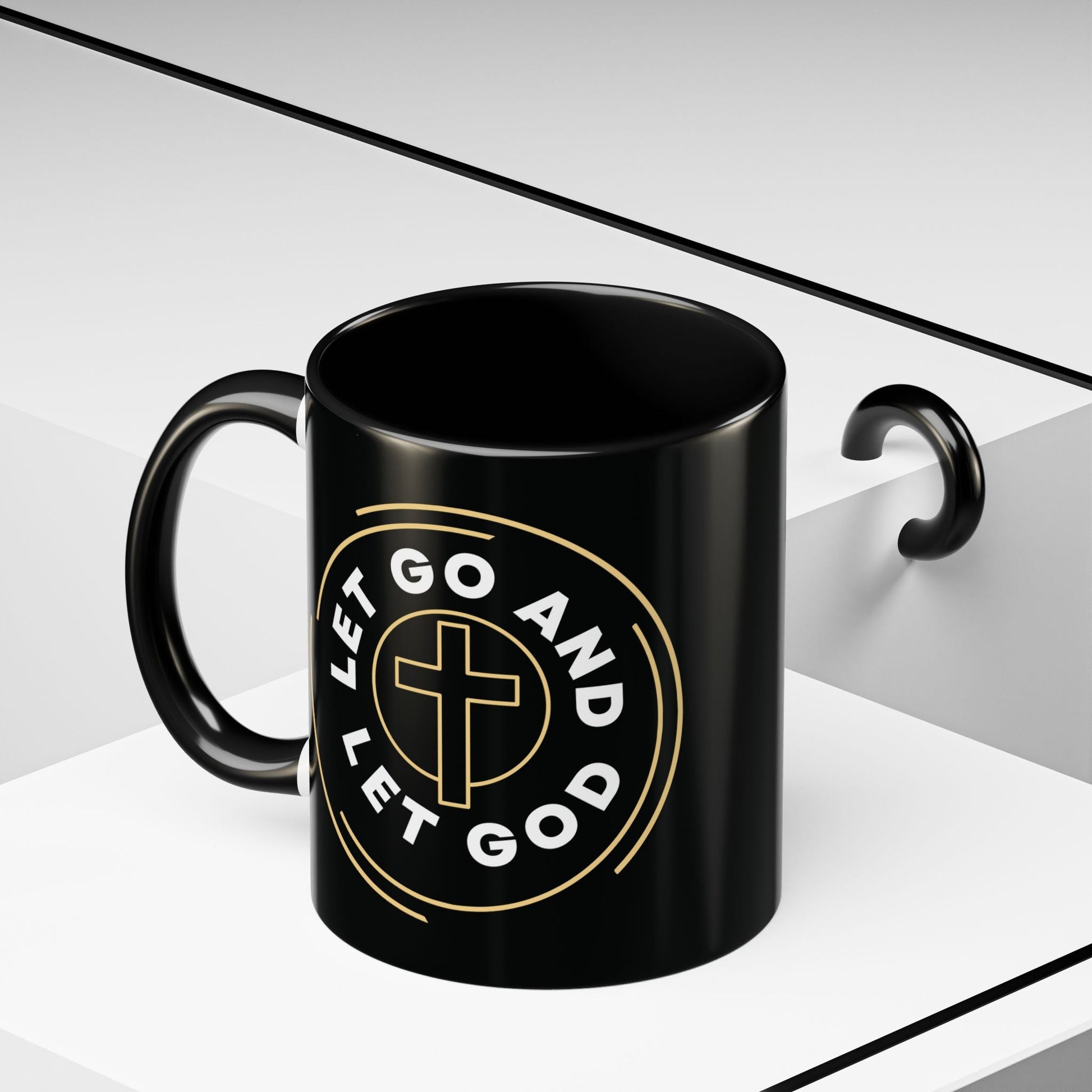 Faith Haven Ministry - Let Go and Let God Mug - Heavenly Creation Shop