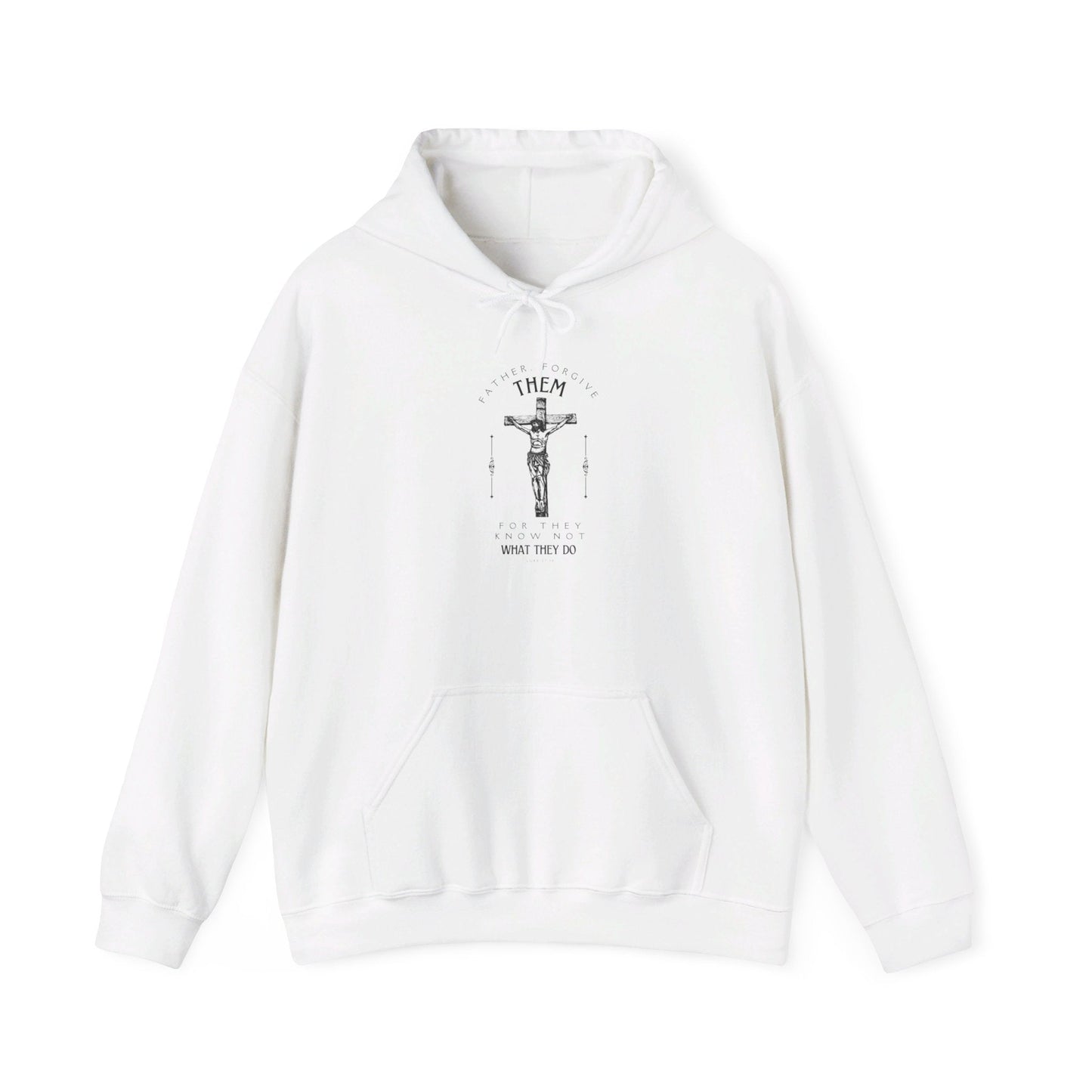 Father Forgive Them Unisex Faith - Based Hoodie - Heavenly Creations