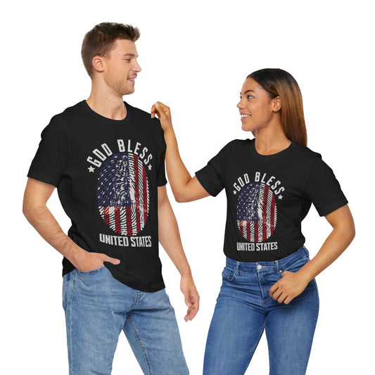 God Bless America Unisex Christian T-Shirt - Heavenly Creation Shop