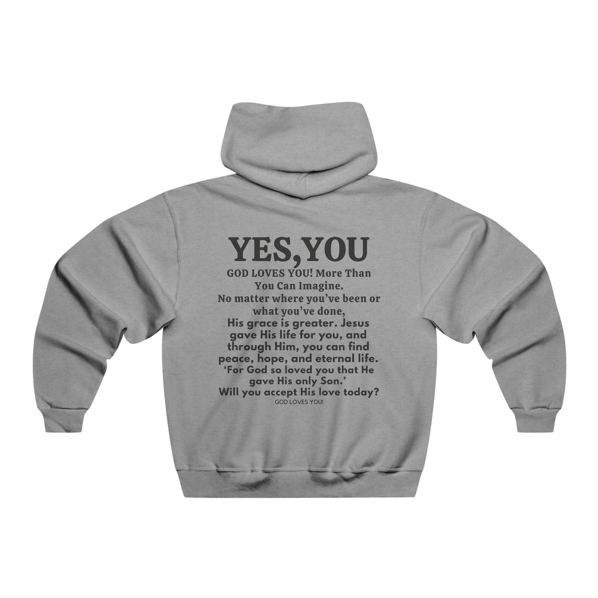 God Loves You Unisex Heavy Blend Hoodie - Heavenly Creation Shop