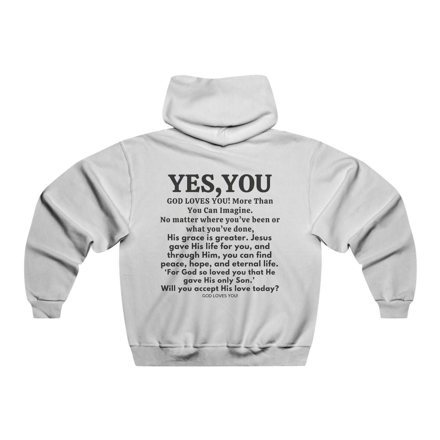 God Loves You Unisex Heavy Blend Hoodie - Heavenly Creation Shop