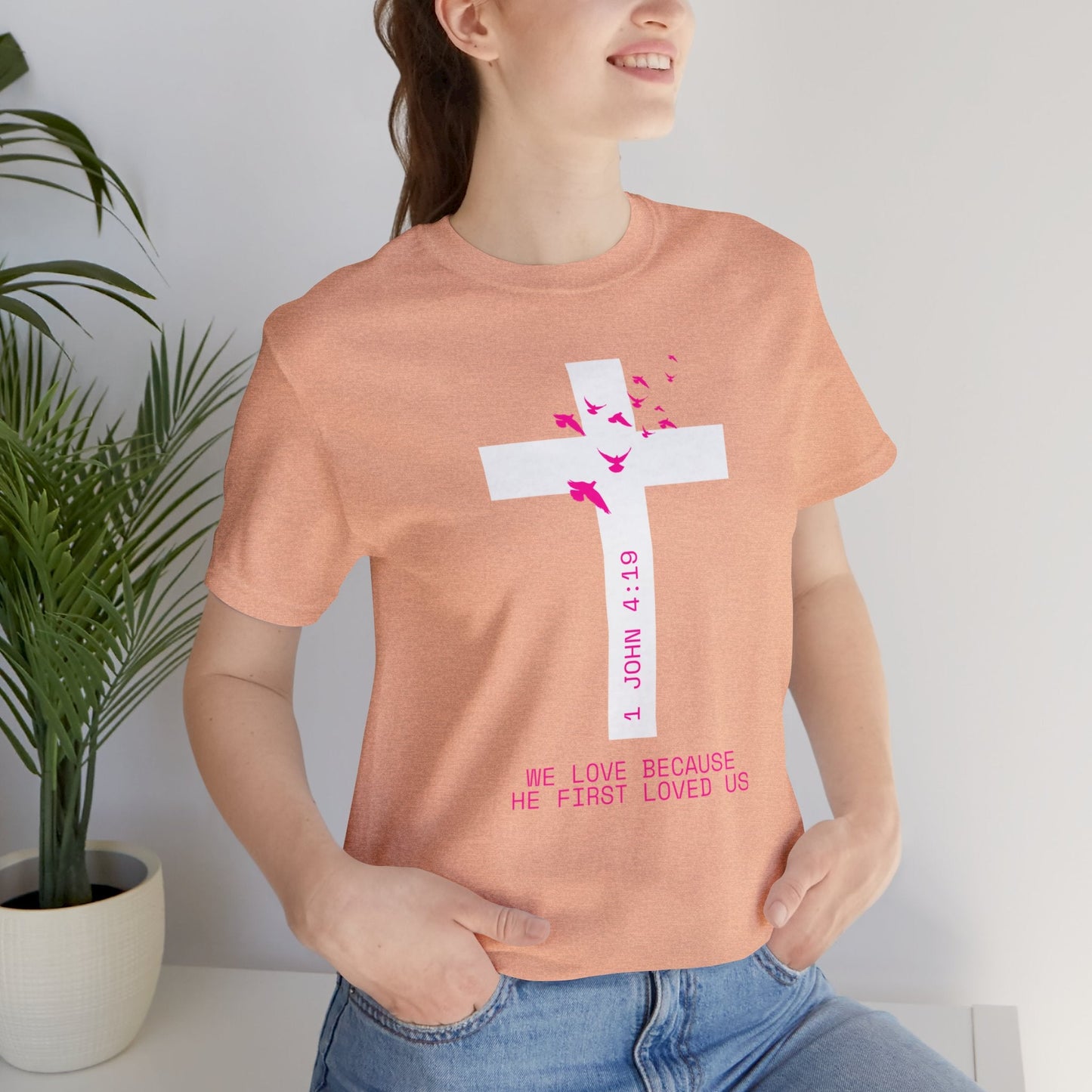 He Loved Us Shirt - Heavenly Creations