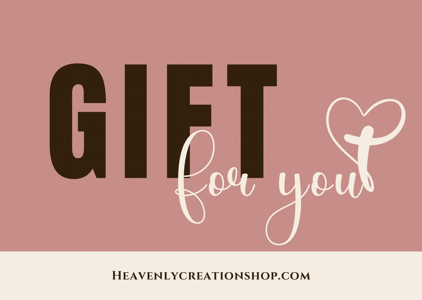 Heavenly Creation Shop Gift Card: Share the Gift of Faith - Heavenly Creation Shop