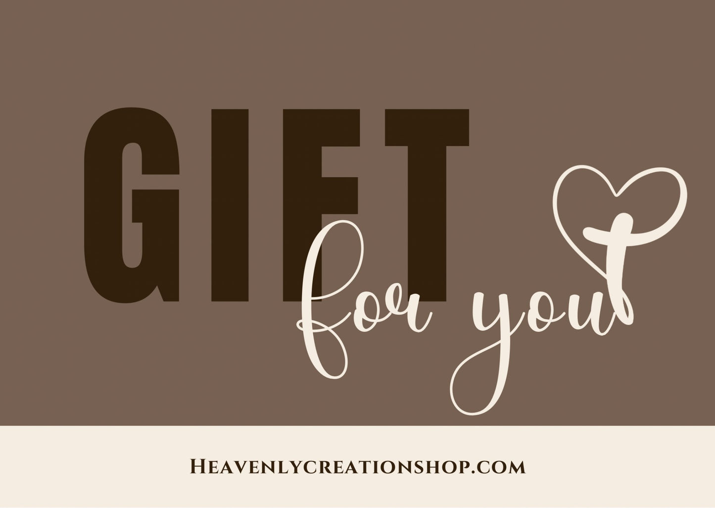 Heavenly Creation Shop Gift Card: Share the Gift of Faith - Heavenly Creation Shop