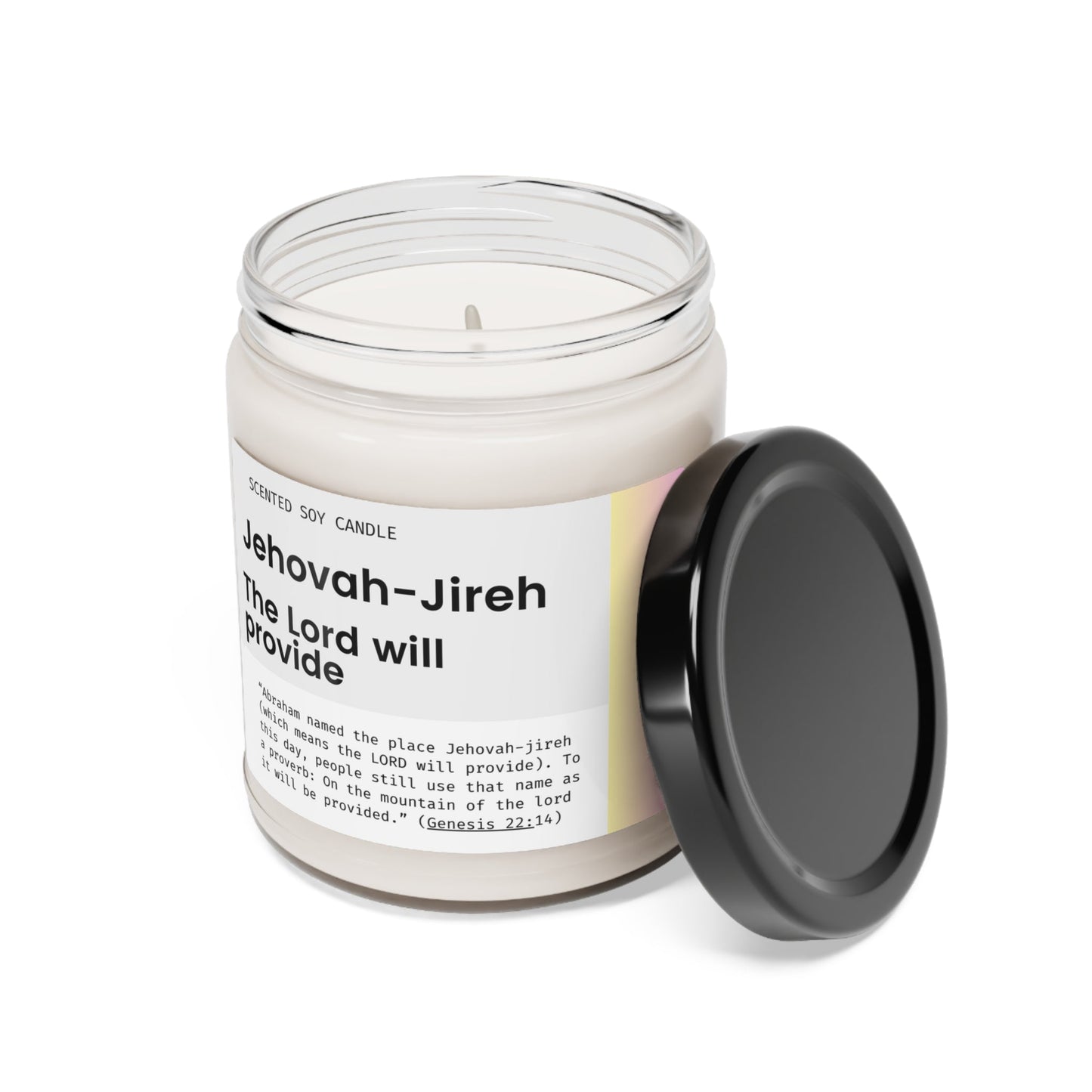 Jehovah - Jireh Scented Soy Candle - Heavenly Creations