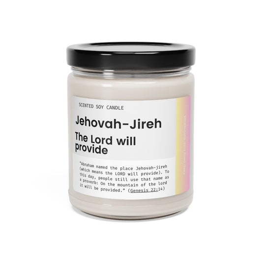 Jehovah - Jireh Scented Soy Candle - Heavenly Creations