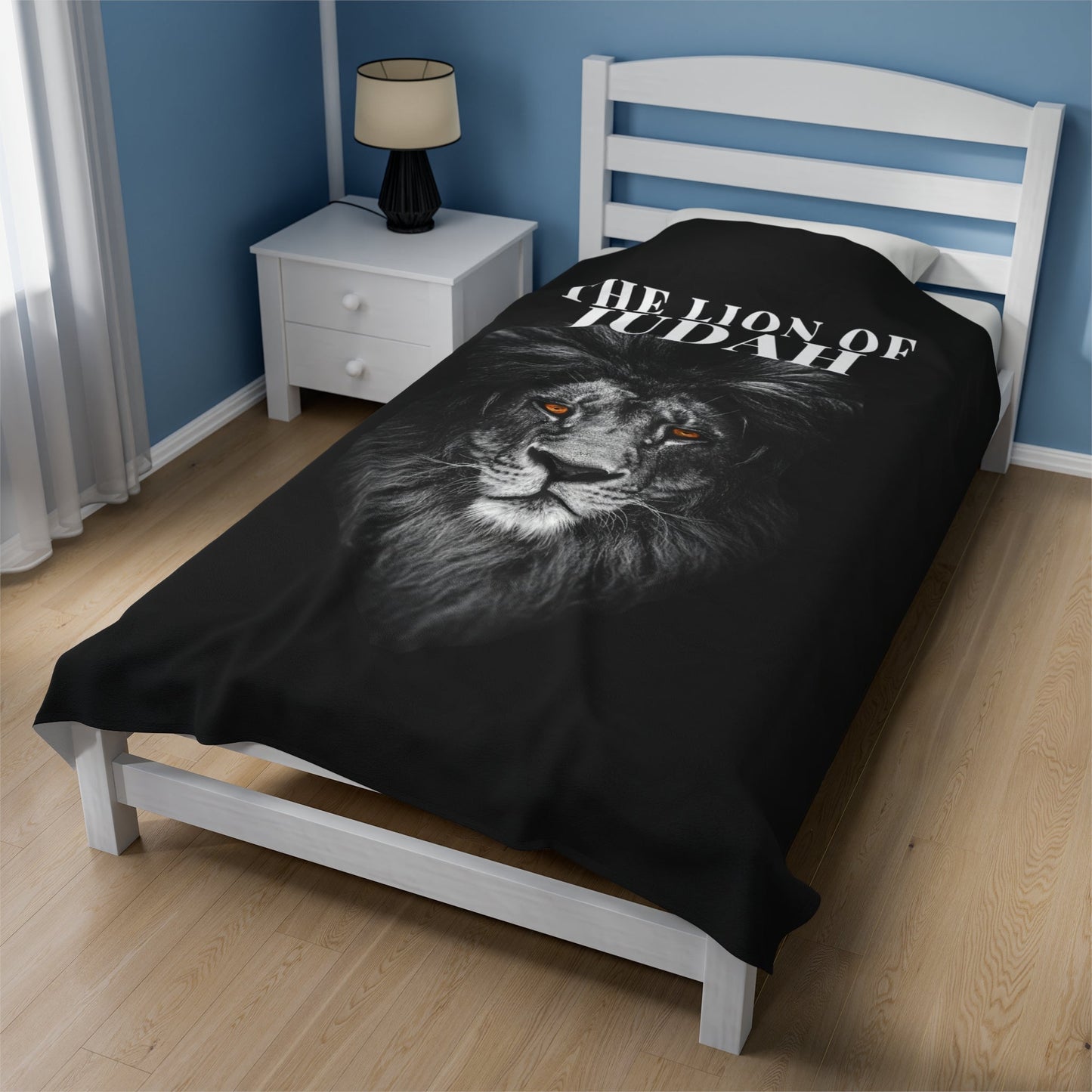 Judah Lion Velveteen Plush Blanket - Heavenly Creations