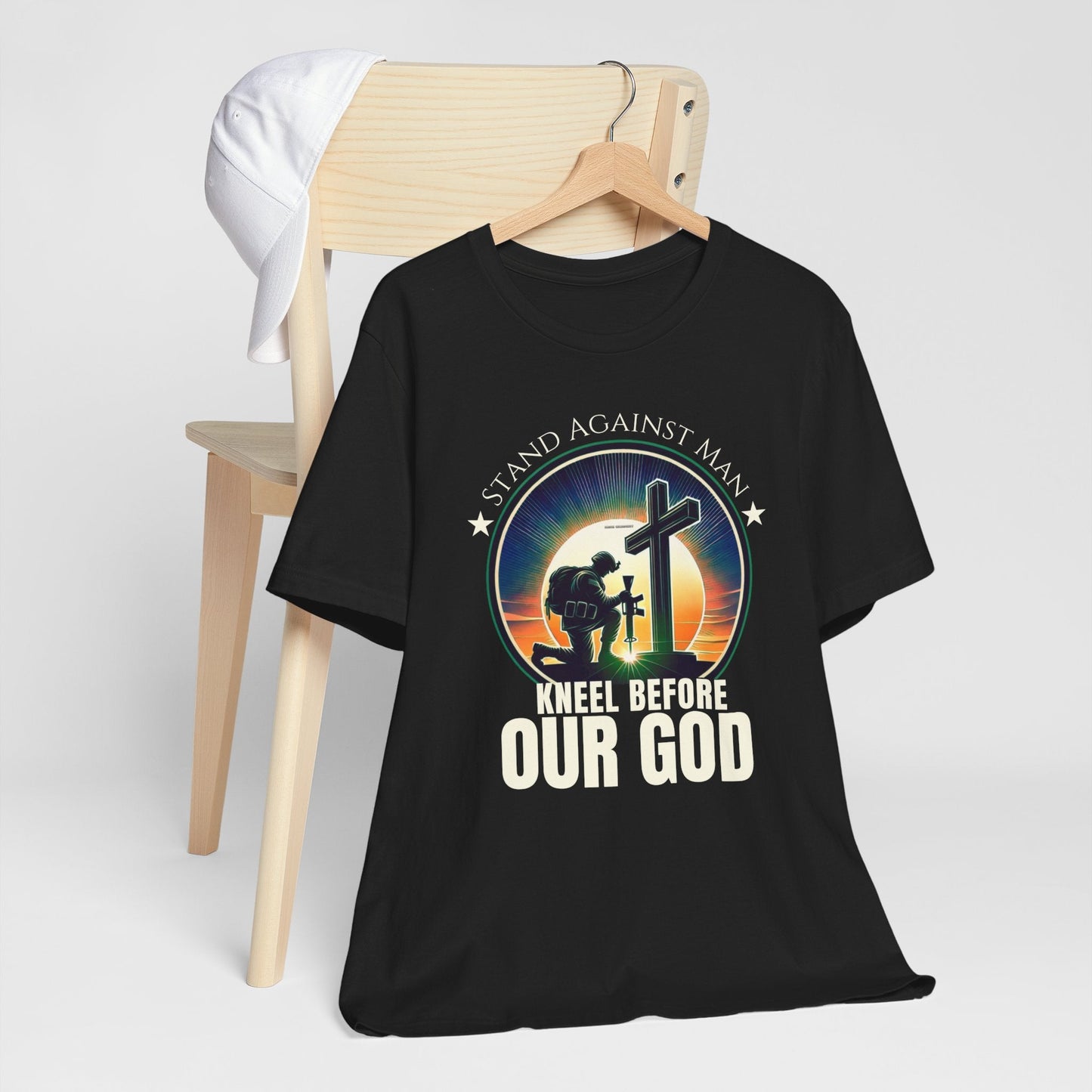 Kneel Before God Unisex Christian T-Shirt - Heavenly Creation Shop