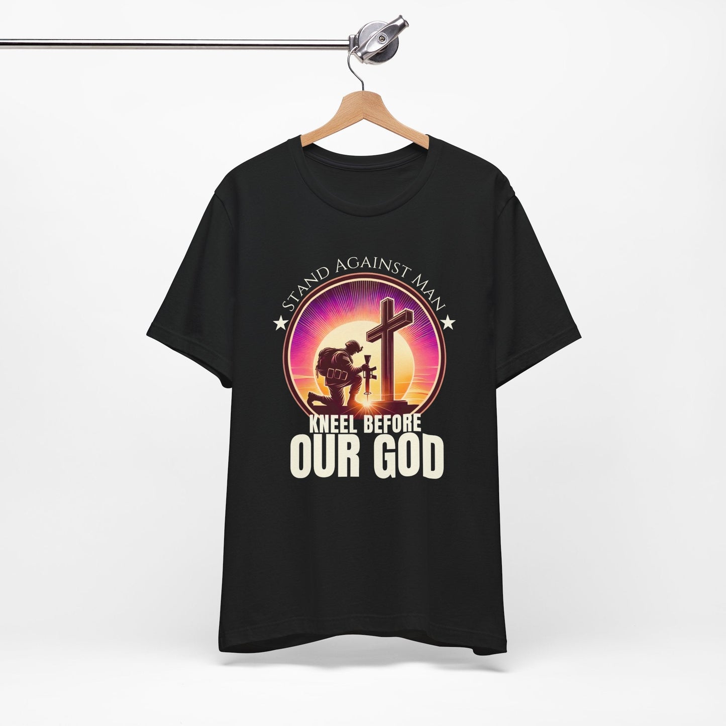 Kneel Before God Unisex Christian T-Shirt - Heavenly Creation Shop