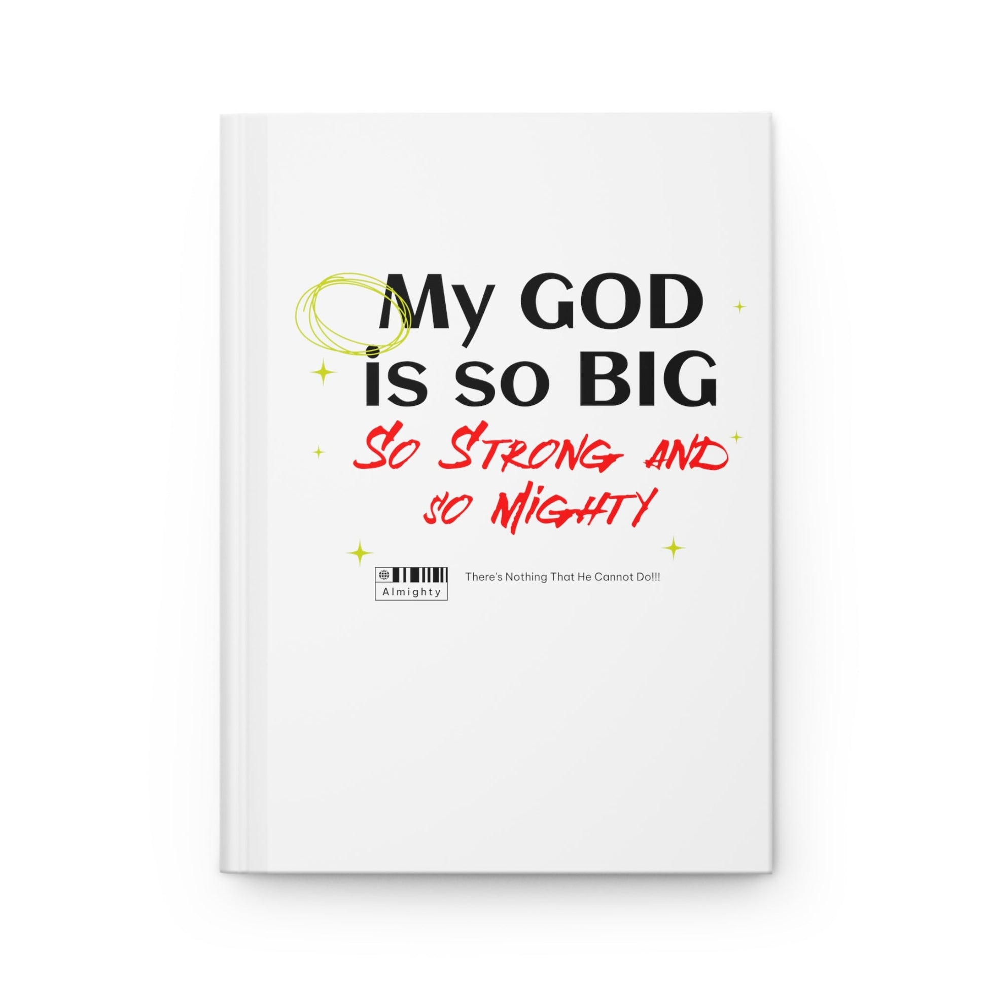 My God Hardcover Journal - Heavenly Creations