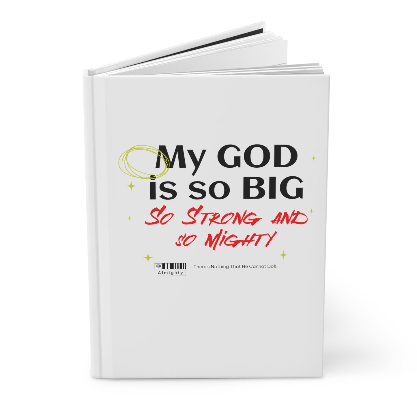 My God Hardcover Journal - Heavenly Creations