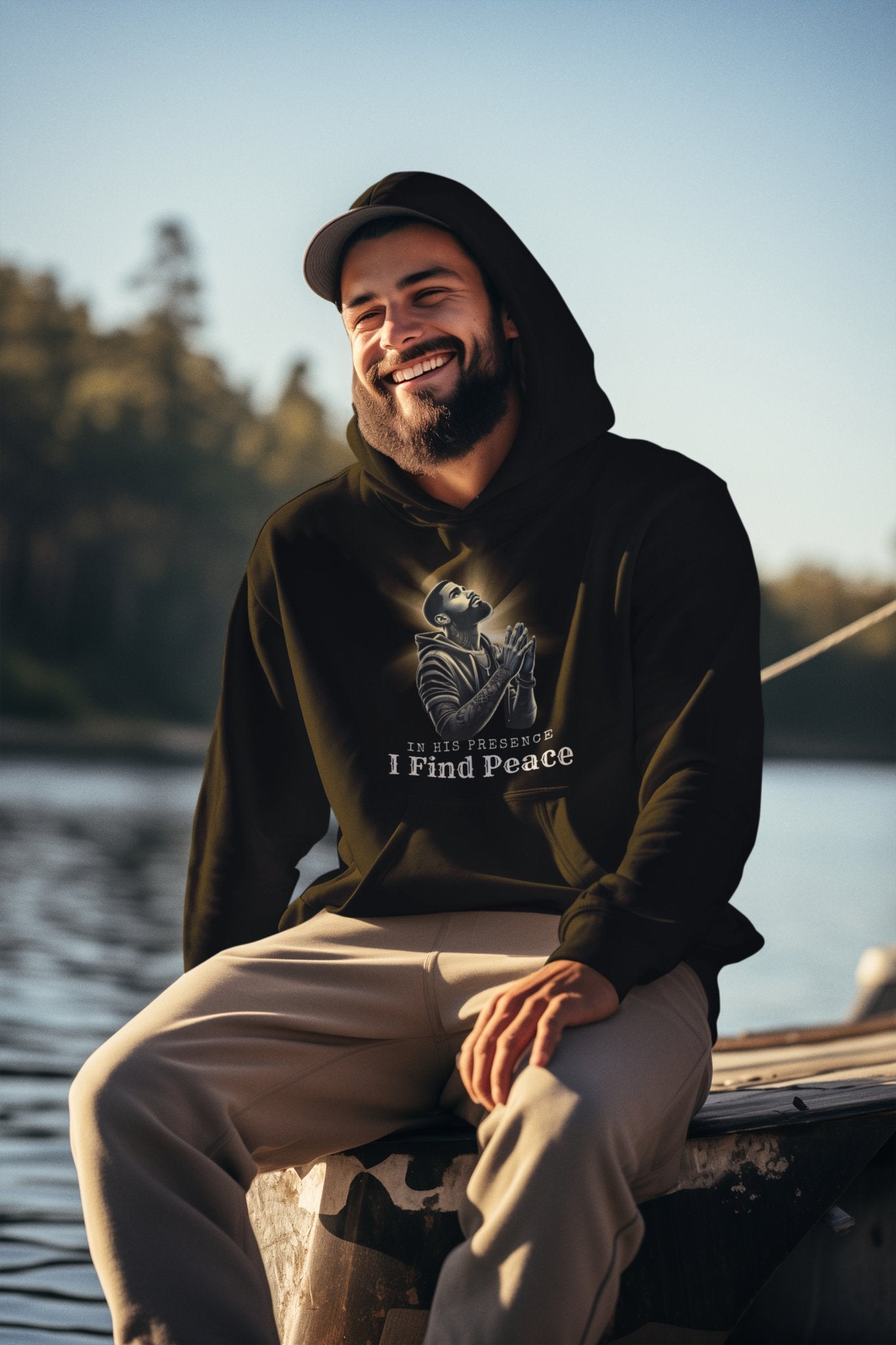 Peace in His Presence Hoodie - Heavenly Creation Shop