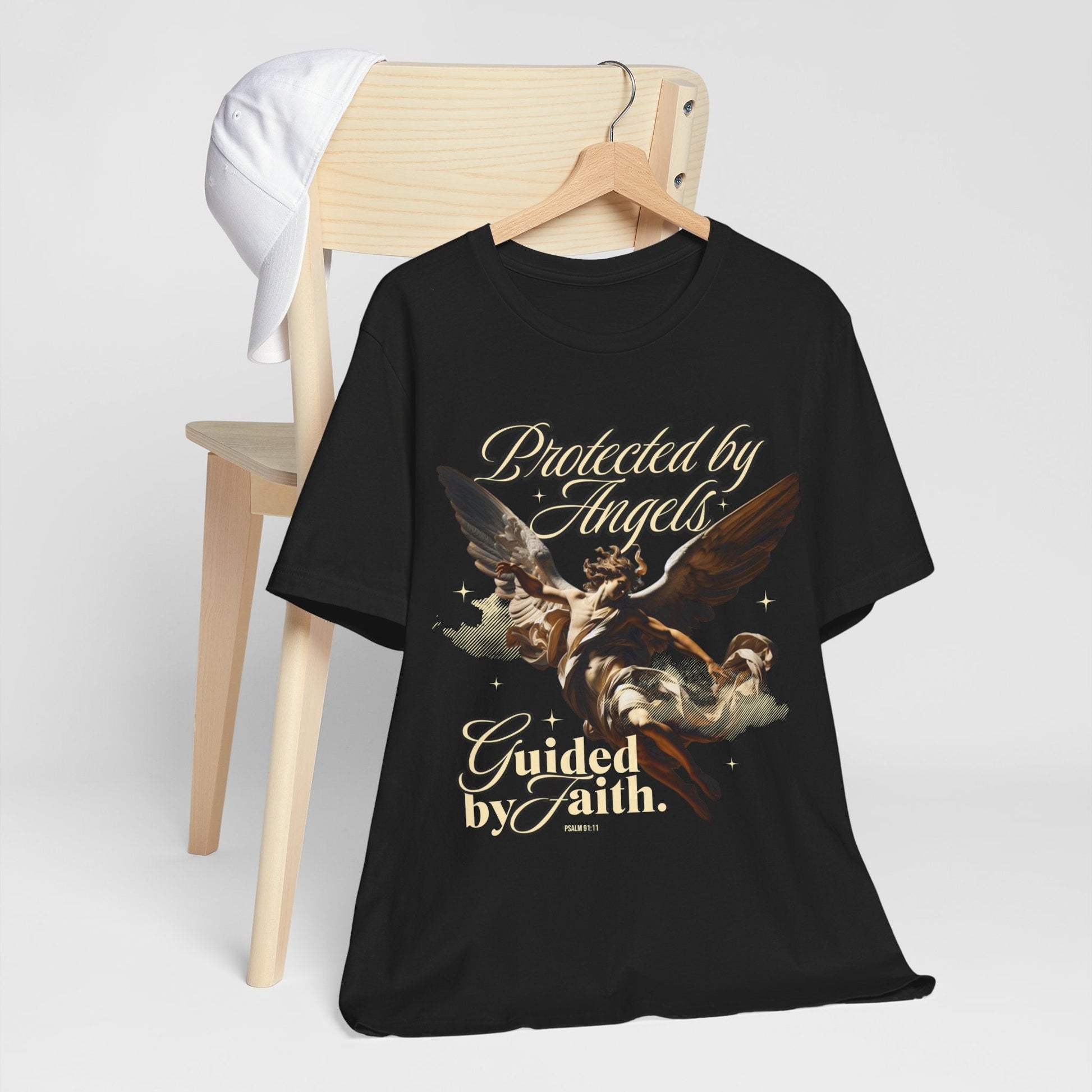 Protected by Angels Unisex Christian T-Shirt - Heavenly Creations