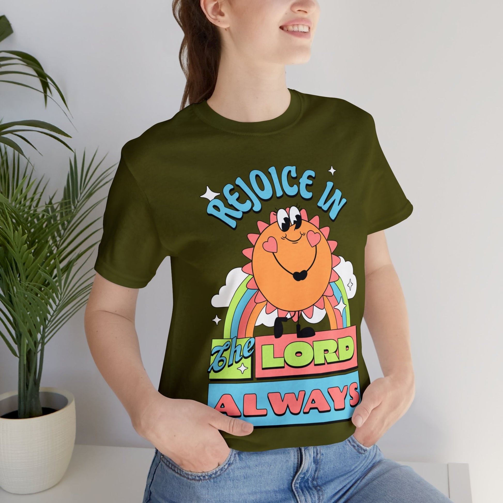 Rejoice in the Lord Tee - Heavenly Creations