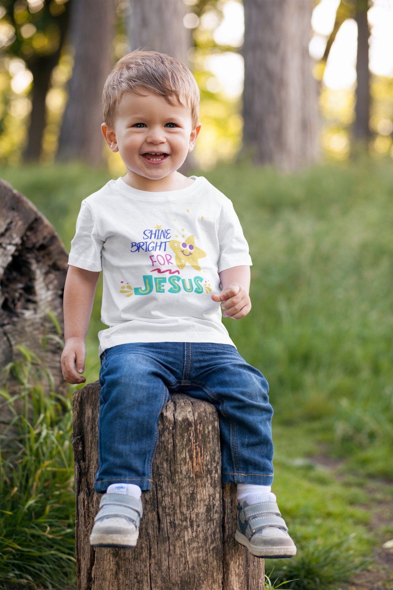 Shine Bright Faith - Based Infant Fine Jersey Tee | Soft & Durable | 100% Cotton - Heavenly Creations