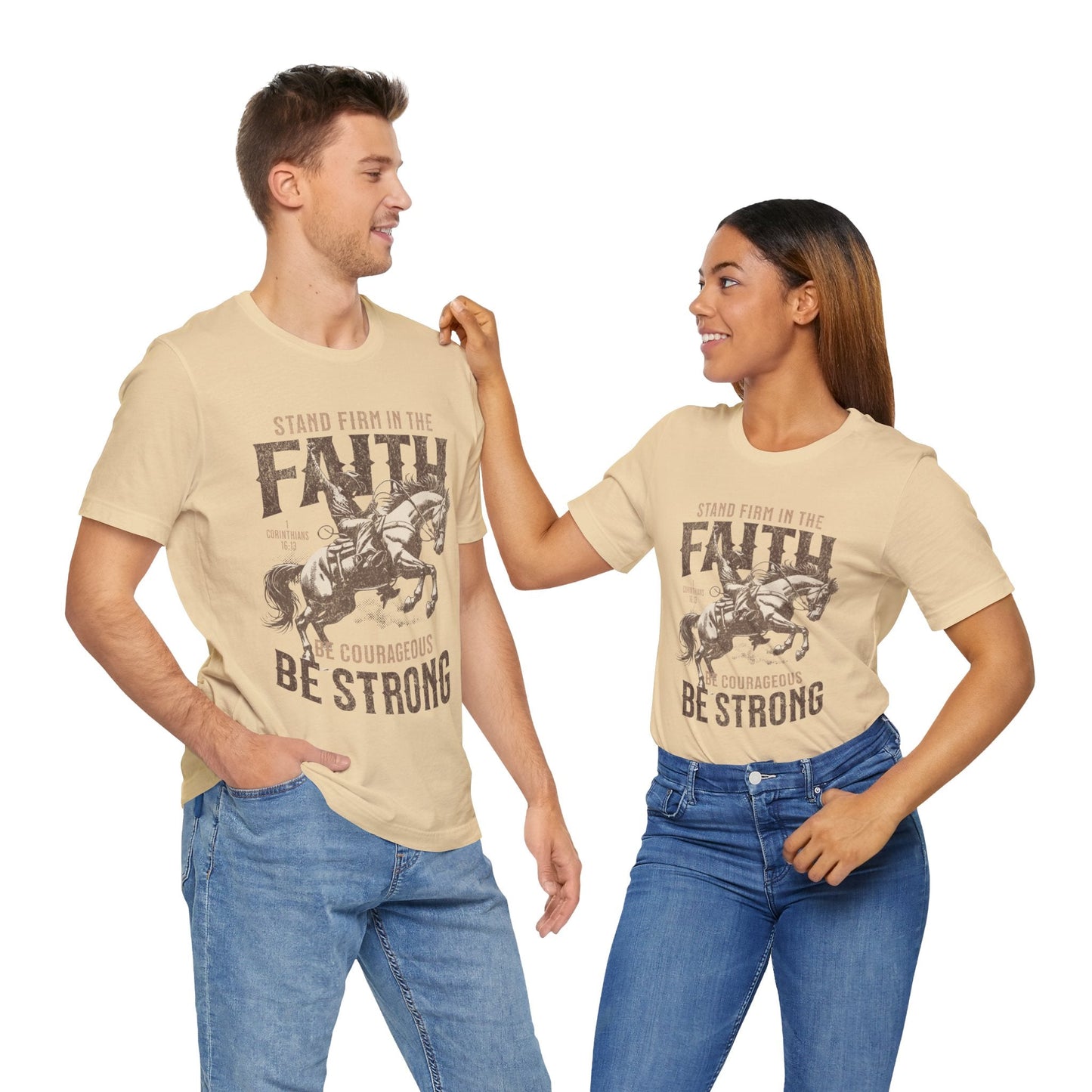 Stand Strong in Faith Unisex Christian T-Shirt - Heavenly Creations