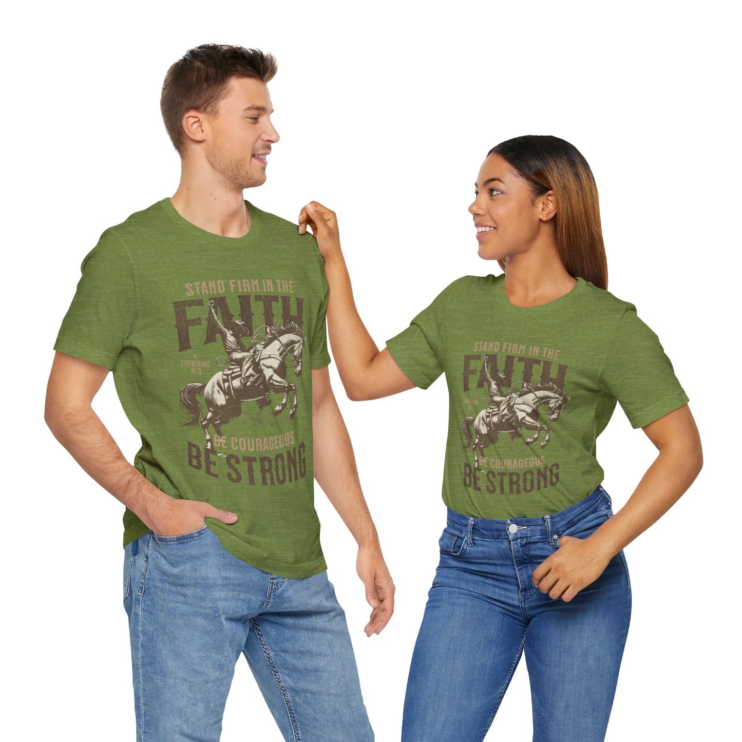 Stand Strong in Faith Unisex Christian T-Shirt - Heavenly Creations