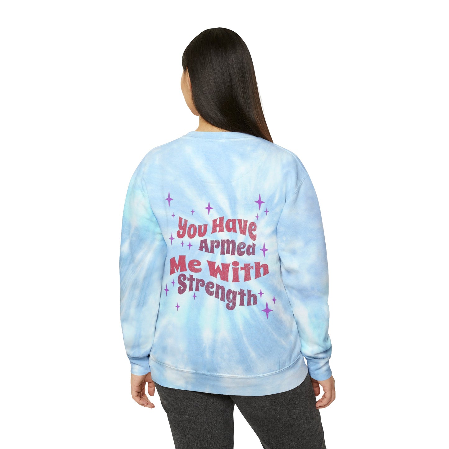 Strength Tie - Dye Sweatshirt - Heavenly Creations