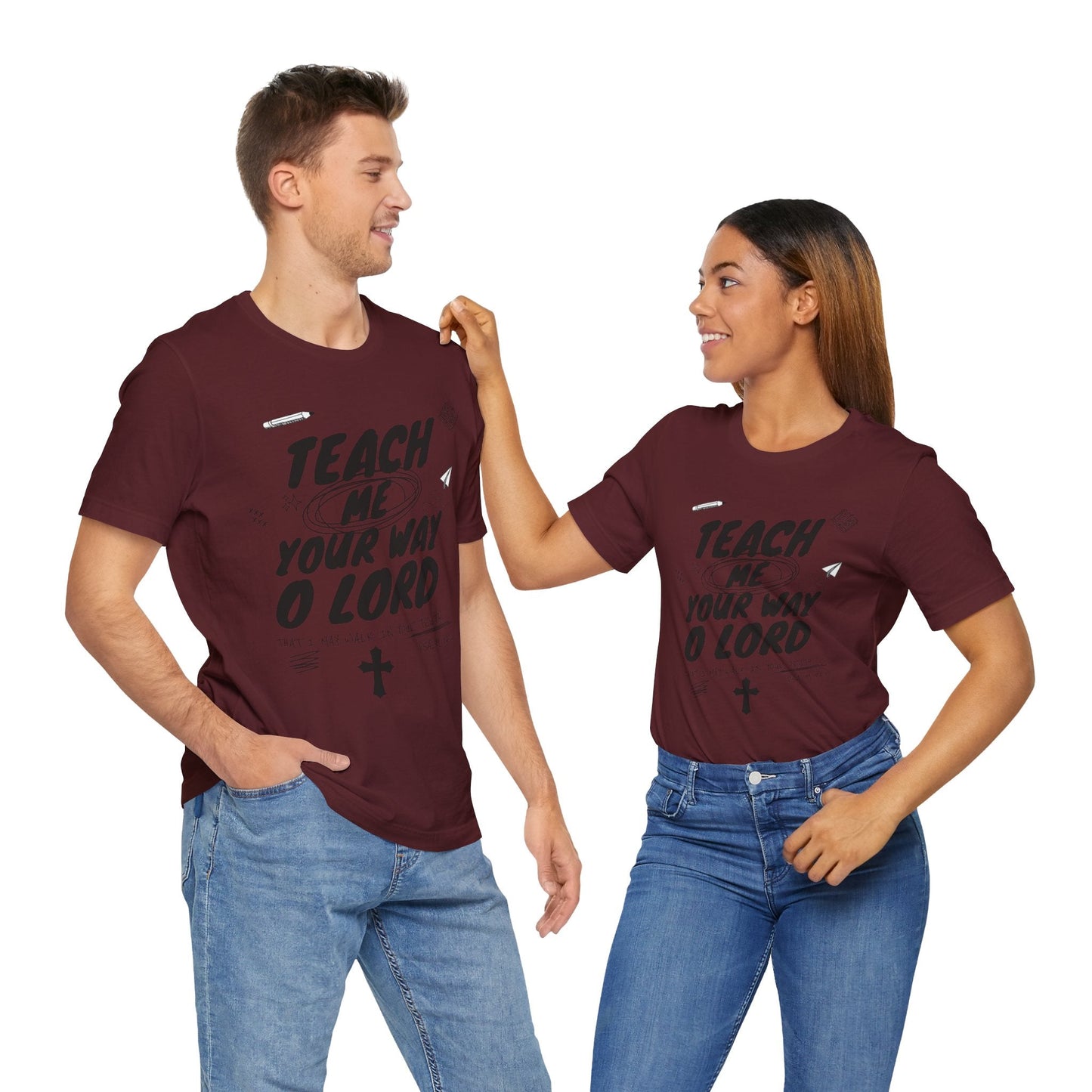 Teach Us Your way Unisex Christian T-Shirt - Heavenly Creation Shop