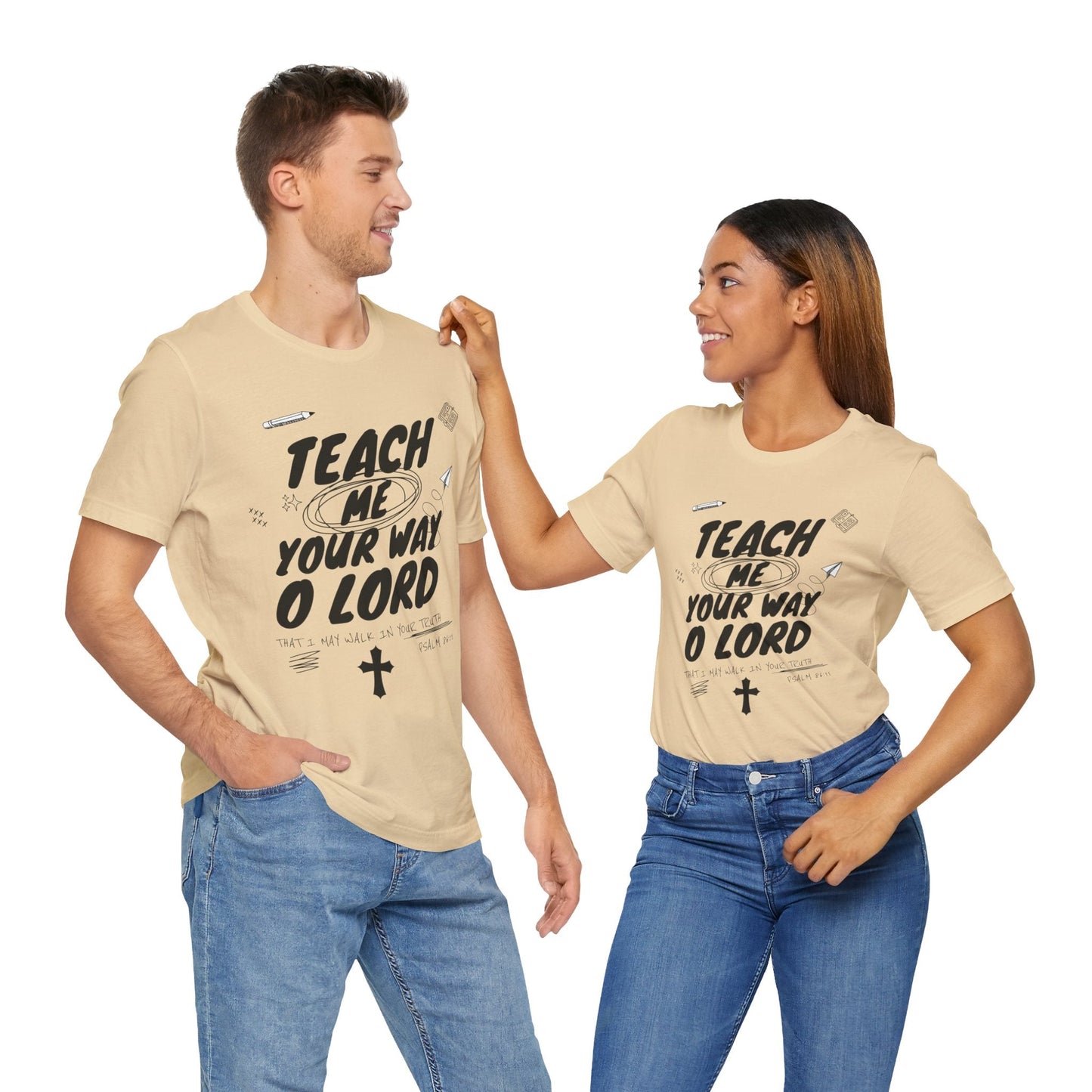 Teach Us Your way Unisex Christian T-Shirt - Heavenly Creation Shop