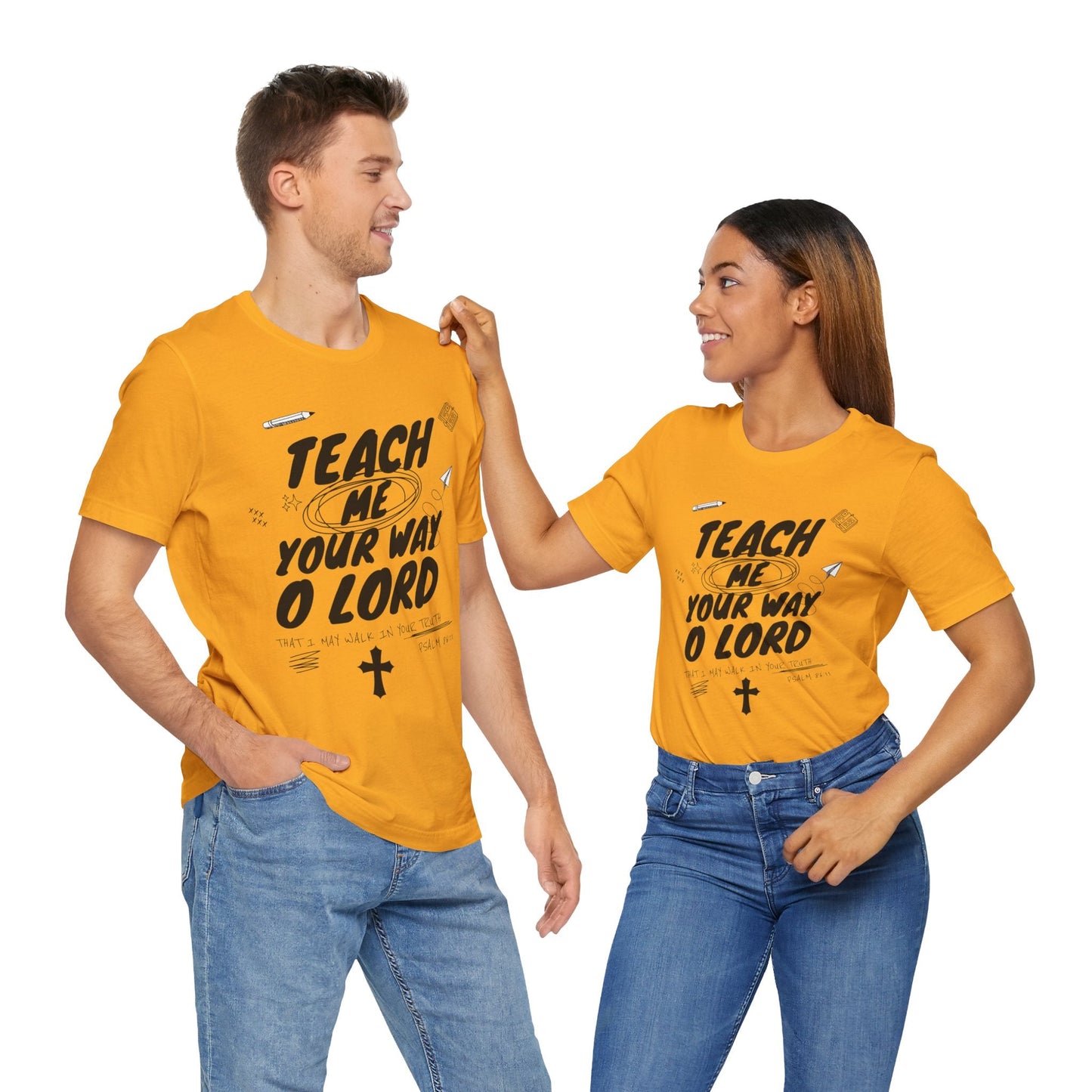 Teach Us Your way Unisex Christian T-Shirt - Heavenly Creation Shop